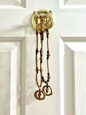 Bohemian Vintage Natural Wooden Necklace Bundle